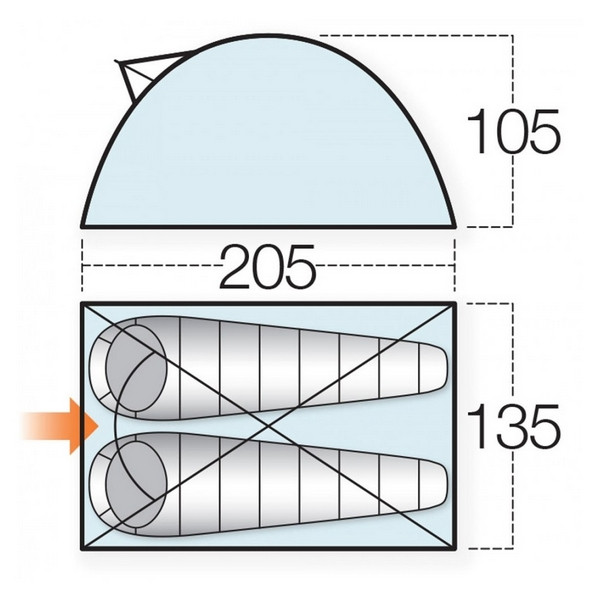 Намет Vango Beat 200 