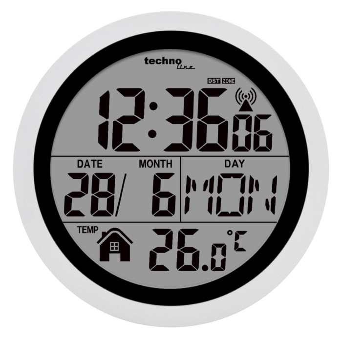 Годинник настінний Technoline WT3005 Bath Clock Silver (WT3005)