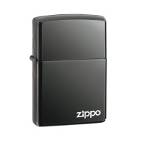 Запальничка Zippo Black Ice, Logo Laser, 150ZL