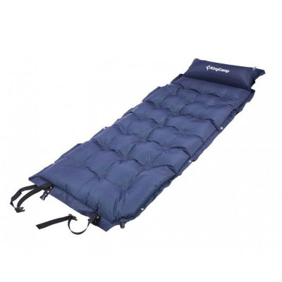 Килимок самонадувний KingCamp Base Camp XL (KM3559), Navy blue
