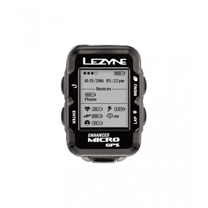 Комп'ютер Lezyne MINI GPS HR LOADED Y13 чорний 