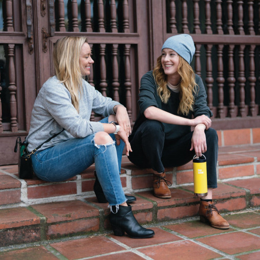 Термочашка Klean Kanteen TKWide Cafe Cap Лютик 473 мл 