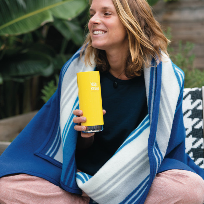 Термочашка Klean Kanteen TKWide Cafe Cap Лютик 473 мл 