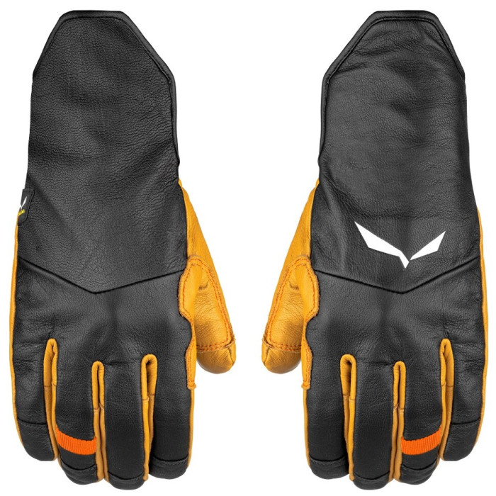 Рукавиці Salewa LEATHER WOOL GLOVES - жовті, S 
