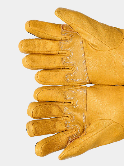 Рукавиці Salewa LEATHER WOOL GLOVES - жовті, S 