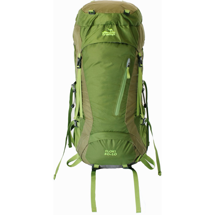 Рюкзак Tramp Floki 50 + 10 зелений (TRP-046-green) 