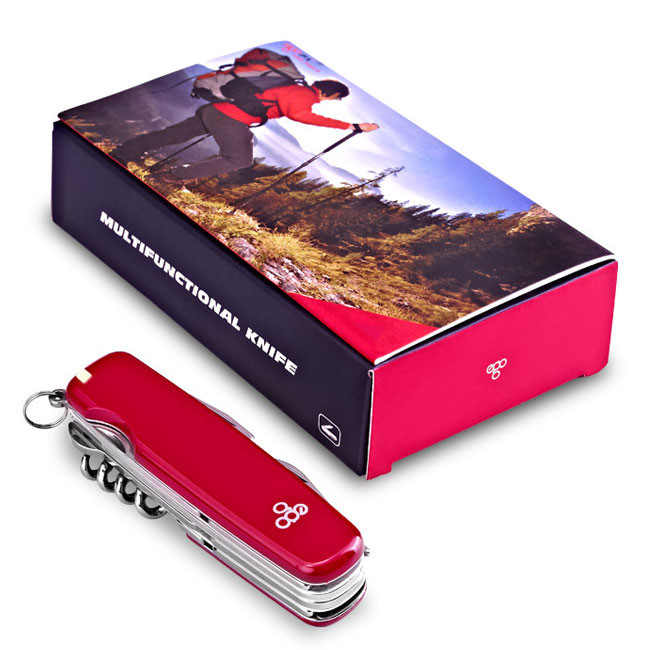 Ніж Ego A01. 10, червоний 