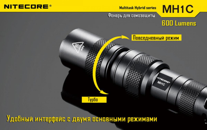 Карманий Ліхтар Nitecore MH1C, 550 люмен 