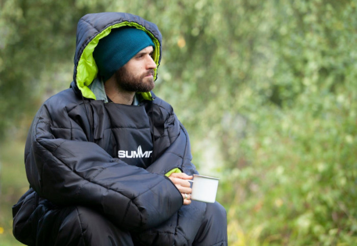 Спальник-комбінезон Summit Onesie Чорний L 