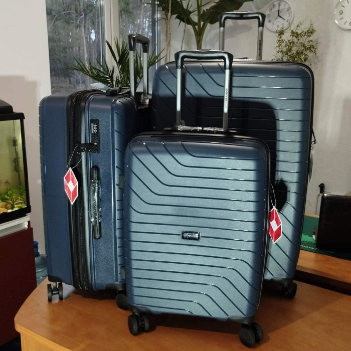 Валіза Swissbrand Eden (S) Petrol Blue (SWB_LHEDE011S) 