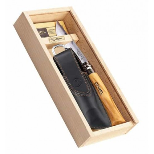 Ніж Opinel 8 VRI з чохлом в пеналі (001539) 