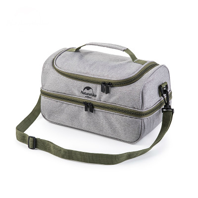 Ізотермічна сумка Naturehike L 23*17*28 см light grey NH17B001-B