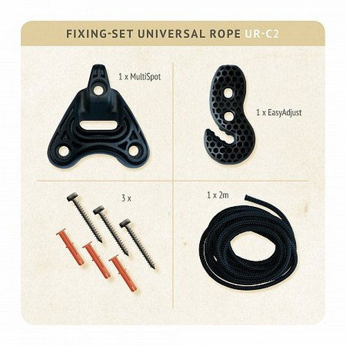 Кріплення для гамака La Siesta Universal Rope UR-C2 black 