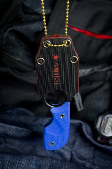 Ніж Kizlyar Supreme Amigo-Z чорний, сталь D2 