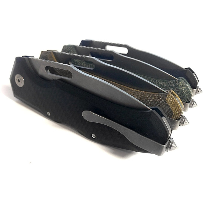 Ніж Maserin Nimrod, M390, carbon fiber, чорний 