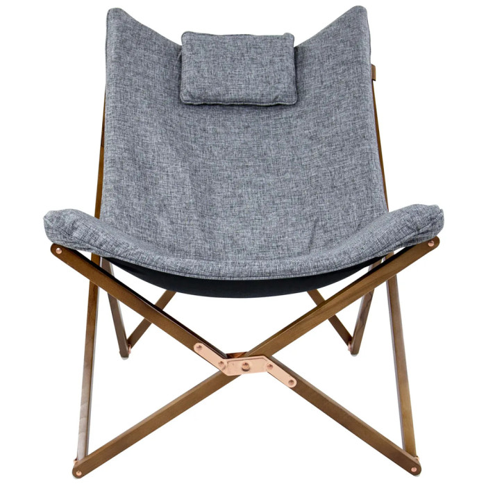 Крісло розкладне Bo-Camp Bloomsbury M Grey (1200369) 