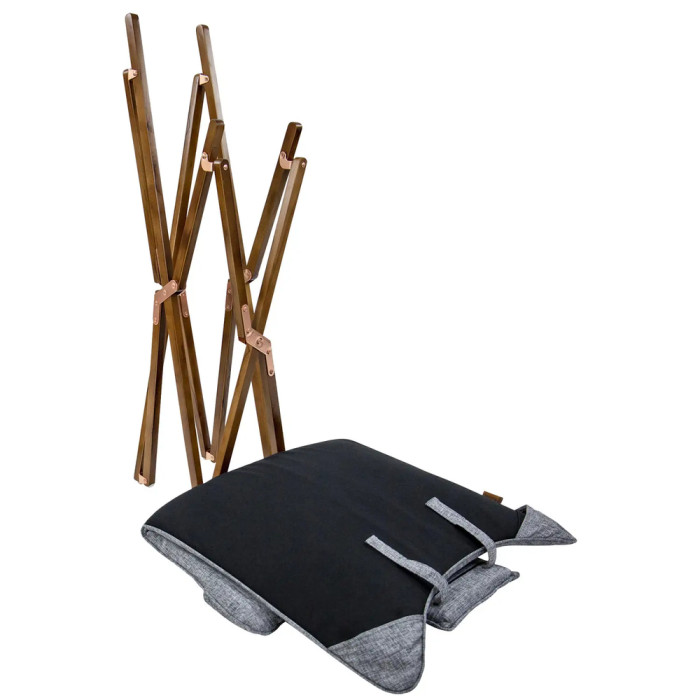 Крісло розкладне Bo-Camp Bloomsbury M Grey (1200369) 