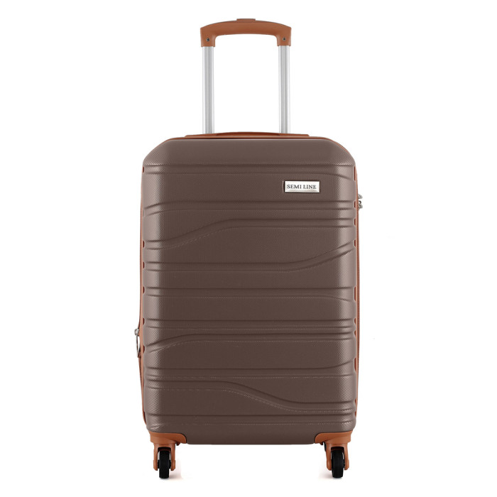 Валіза Semi Line 20" (S) Graphite/Brown (T5689-1)