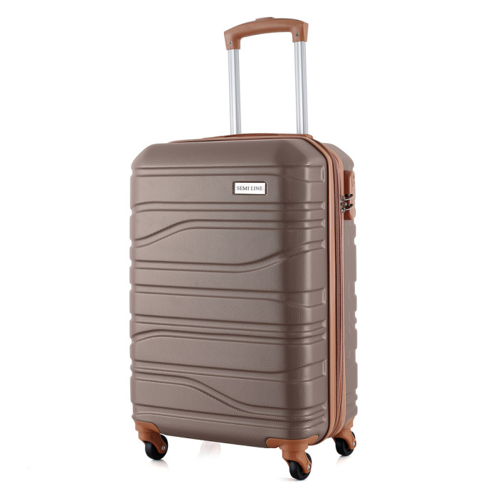 Валіза Semi Line 20" (S) Graphite/Brown (T5689-1)