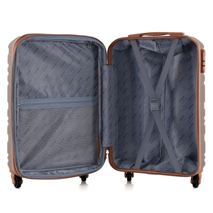 Валіза Semi Line 20" (S) Graphite/Brown (T5689-1)