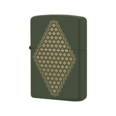 Запальничка Zippo 221 PF20 Block Triangle Design (49220)