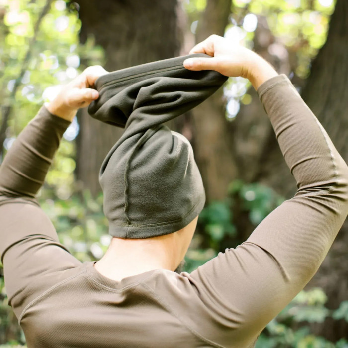 Пов'язка флісова Tribe Neck Warmer T-KF-0024-olive, L-XL 
