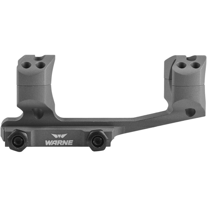 Кріплення-моноблок Warne X-Skeleton Mount. d - 30 мм. Ultra High. Weaver/Picatinny. Grey 