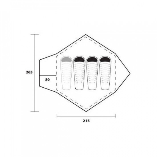 Намет Trimm Base Camp-D-3, зелений 