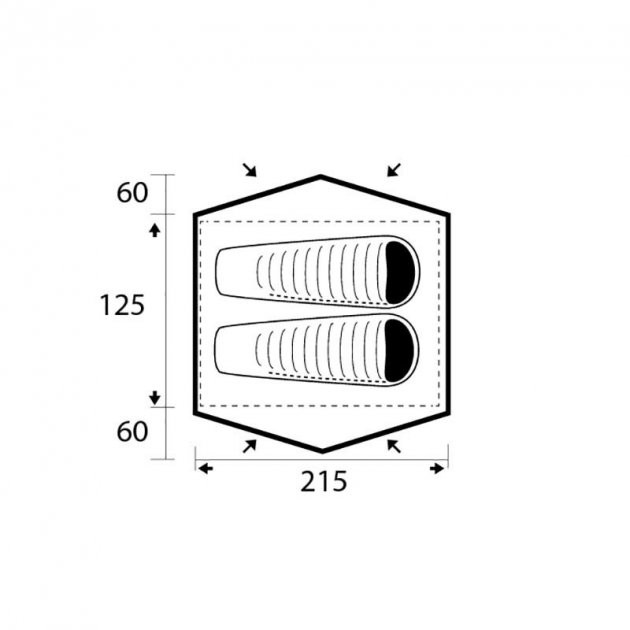 Намет Trimm PIONEER-DSL orange - оранжевий 