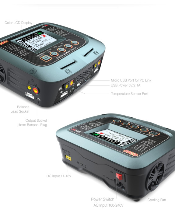 Зарядний пристрій SkyRC Q200 