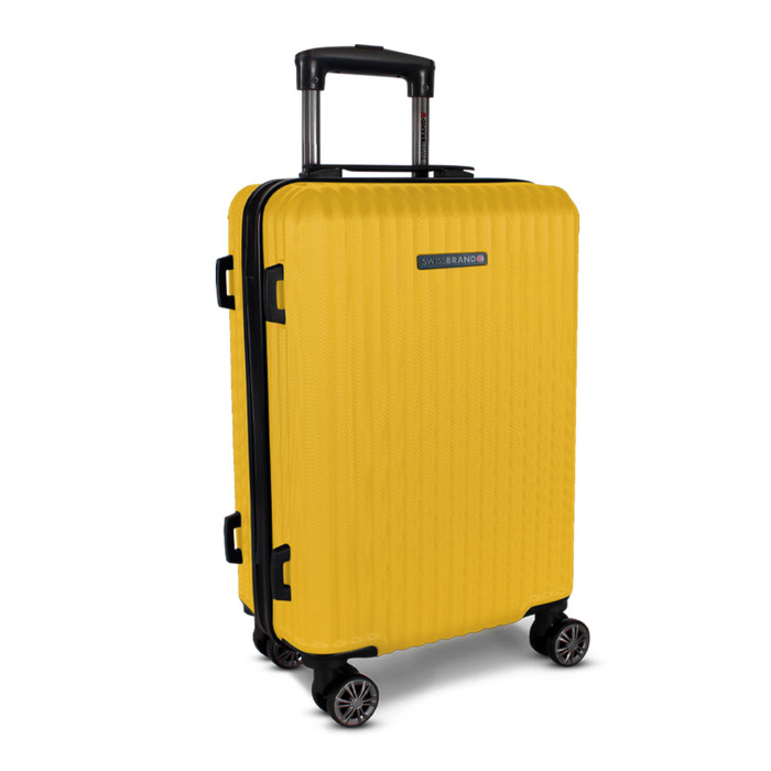 Валіза Swissbrand Riga 2.0 (M) Yellow (SWB_LHRIG002M) 