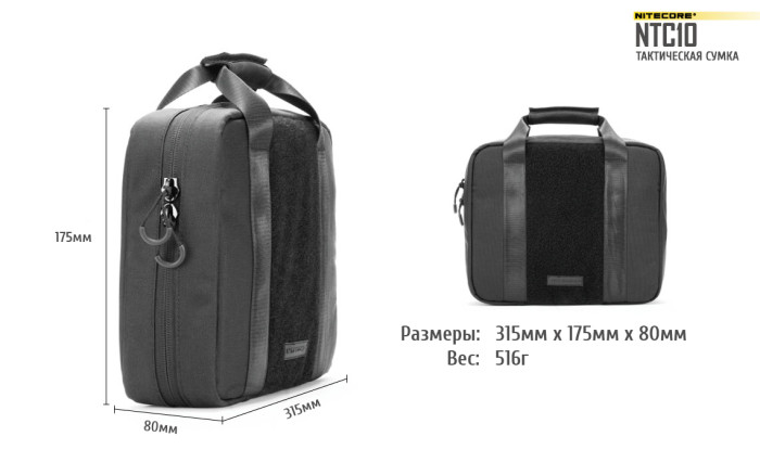 Сумка тактична Nitecore NTC10 