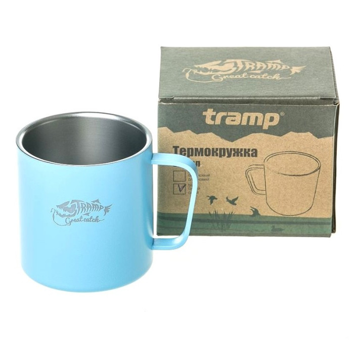 Темокружка 375 мл Блакитний Tramp TRC-098 