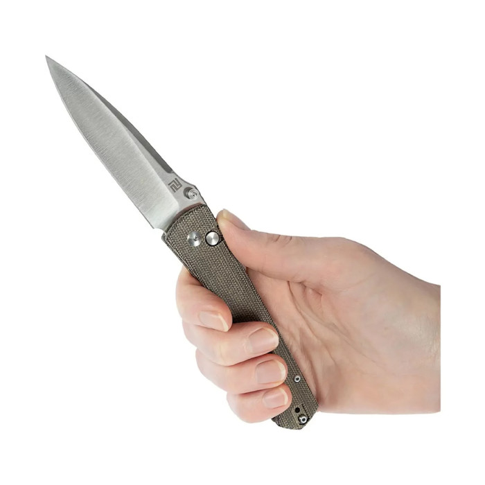 Ніж Artisan Andromeda, S35VN Steel, Micarta od green 