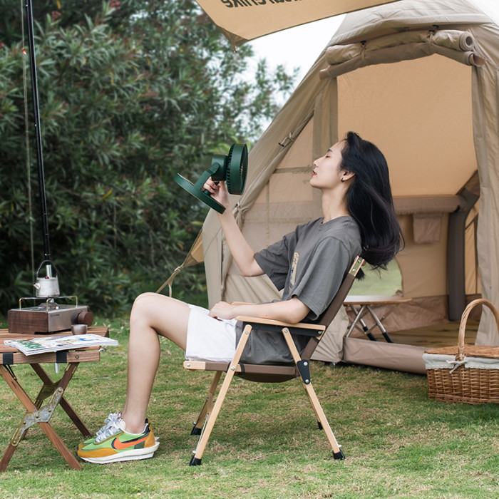 Вентилятор-лампа Naturehike NH21ZM003, бежевий 