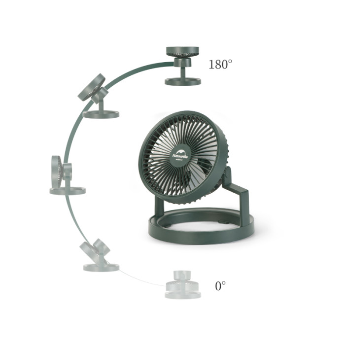 Вентилятор-лампа Naturehike NH21ZM003, бежевий 