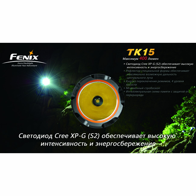 Ліхтар Fenix TK15 Cree XP-G (S2) 