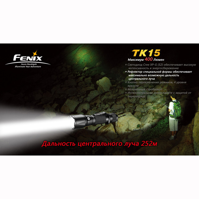 Ліхтар Fenix TK15 Cree XP-G (S2) 