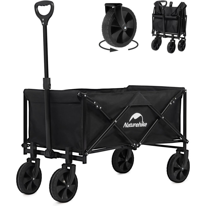 Складаний візочок Naturehike CNK2300JU014, чорний 