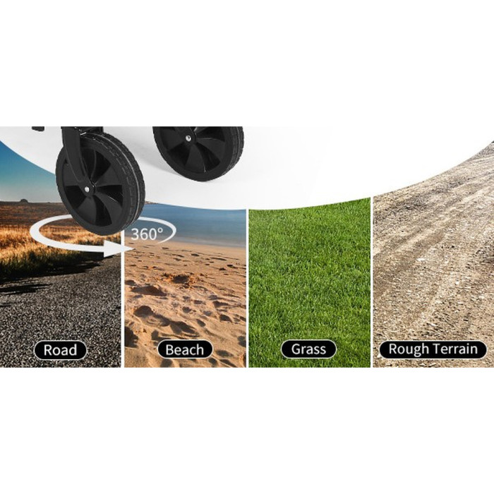 Складаний візочок Naturehike CNK2300JU014, чорний 