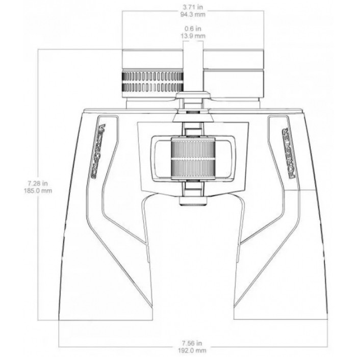 Бінокль Vector Optics Forester 7x50 