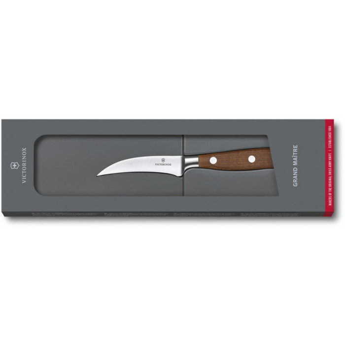 Кухонний ніж Victorinox Grand Maitre Wood Shaping 8 см ізогн. з дерев. ручкою (GB) 