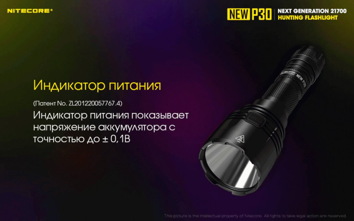 Ліхтар Nitecore P30 комплект new 