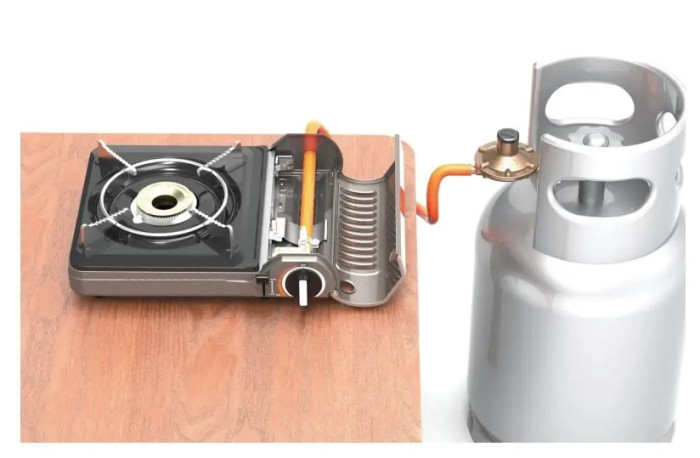 Плита Tramp портативна з перехідником на великий балон UTRG-058 