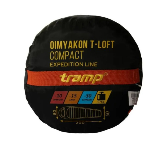 Спальний мішок Tramp Oimyakon Compact кокон правий TRS-048С-R 