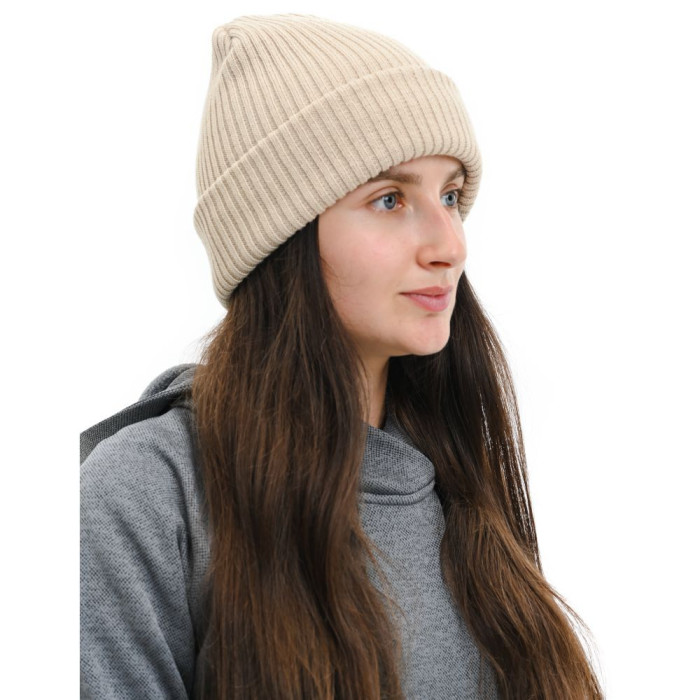 Шапка Turbat Custo dark beige - темно-бежевий 