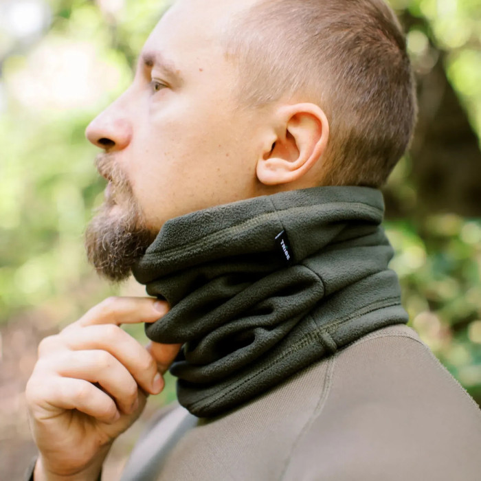 Пов'язка флісова Tribe Neck Warmer T-KF-0024-olive, S-M 