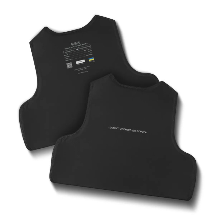 Комплект балістичних пакетів для бронежилета. Ukrarmor Перед та спина. S/M 2 