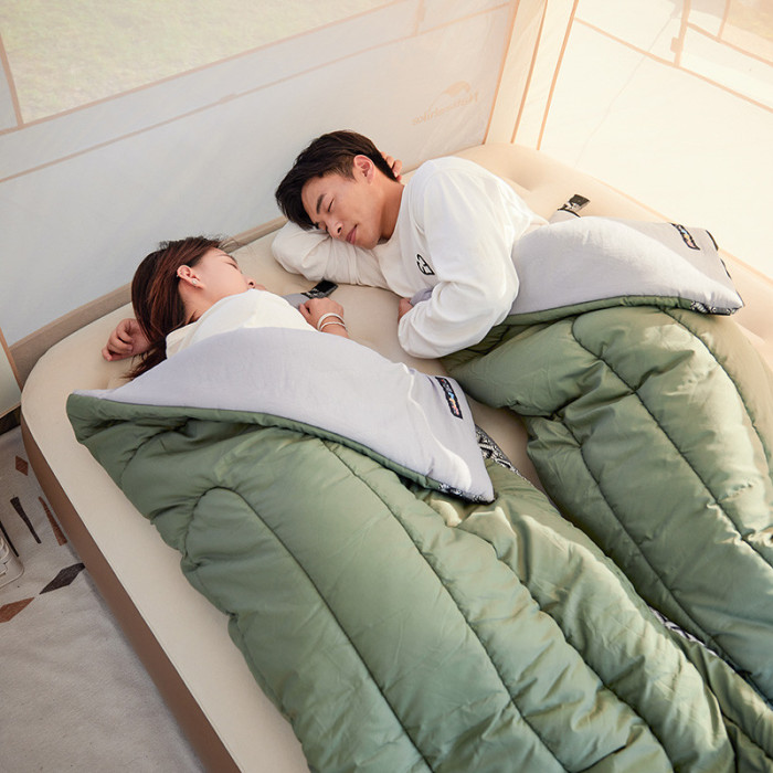 Спальний мішок Naturehike L150 NH20MSD05, (13°C) правий, темно-зелений 