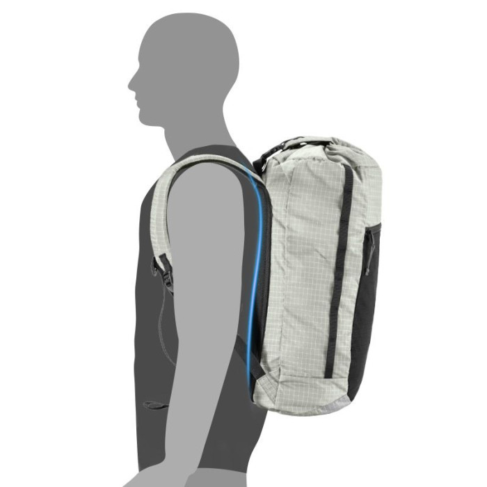 Рюкзак туристичний Naturehike NH20BB206, 20 л, світло-сірий 